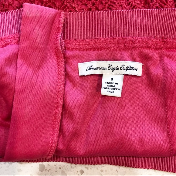 AEO Pink Lace Skirt 8 - Picture 5 of 5